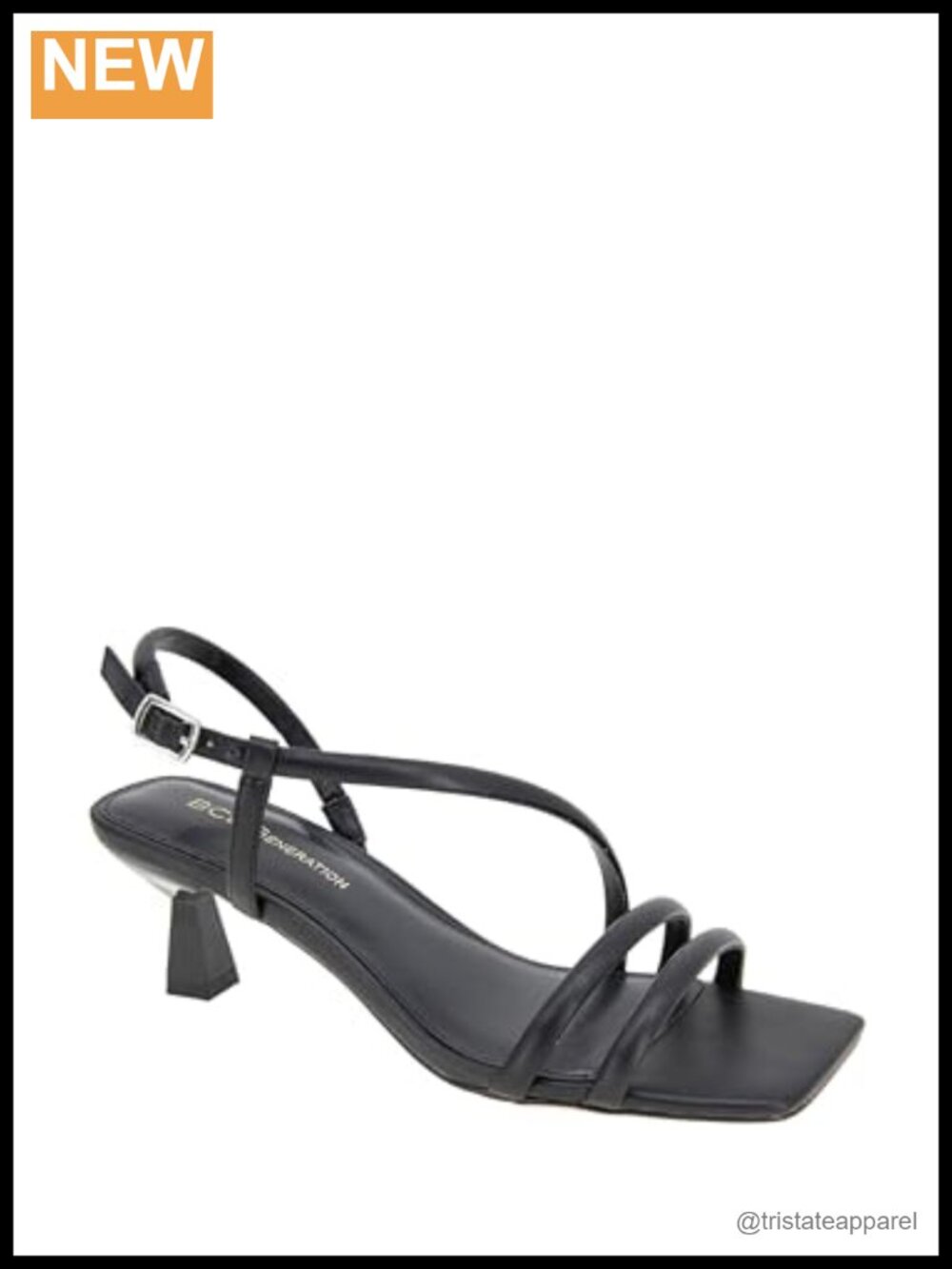BCBGeneration Women's Liyana Synthetic Slingback Kitten Heel Sandals
